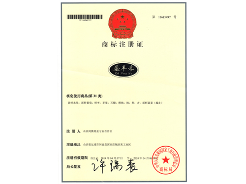商標(biāo)注冊證